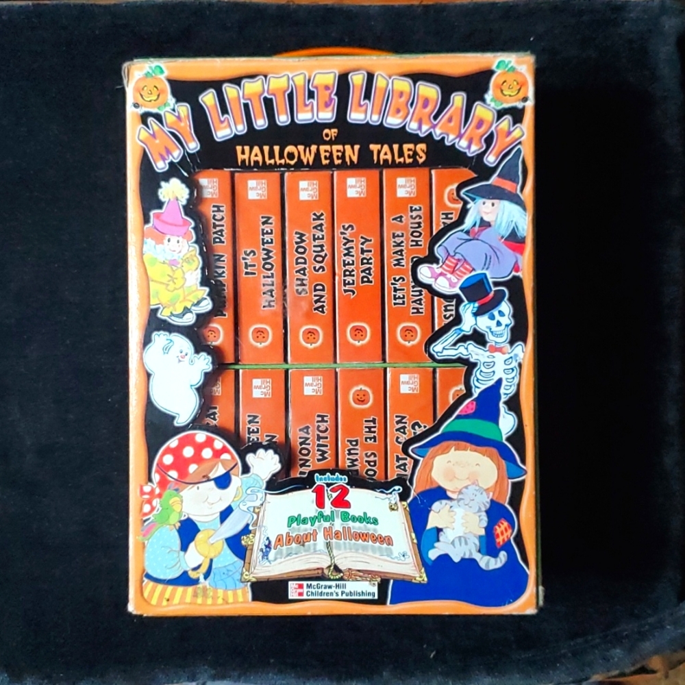 🎃 Vintage MY LITTLE LIBRARY OF HALLOWEEN TALES 🎃